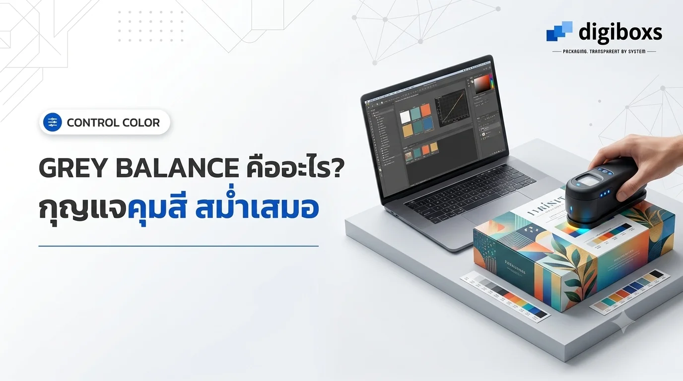 Grey Balance คืออะไร? กุญแจควบคุมสีงานพิมพ์ให้สม่ำเสมอ