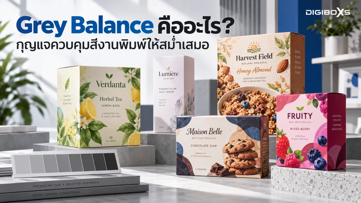Grey Balance คืออะไร? กุญแจควบคุมสีงานพิมพ์ให้สม่ำเสมอ