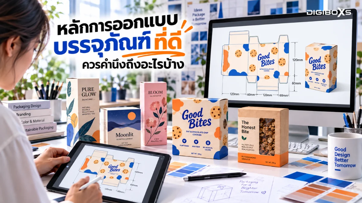 หลักการออกแบบบรรจุภัณฑ์ที่ดี มีอะไรบ้าง? คู่มือพื้นฐานที่คุณควรรู้