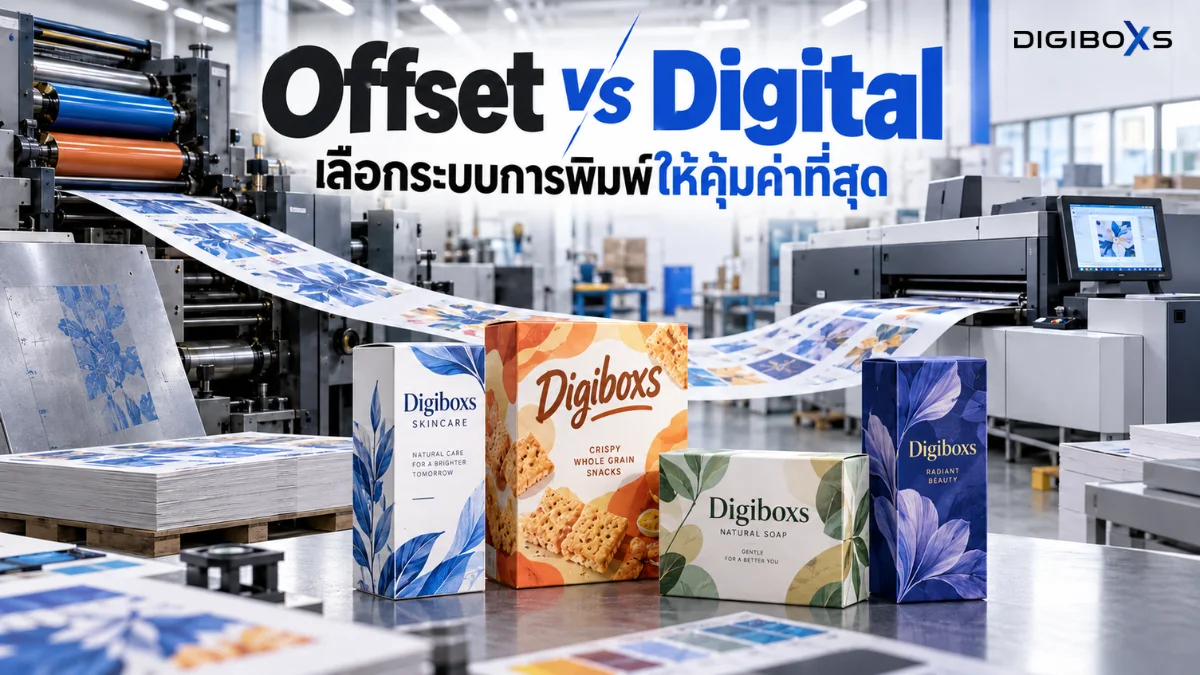 Offset vs Digital เลือกระบบพิมพ์ยังไงให้เหมาะกับธุรกิจ