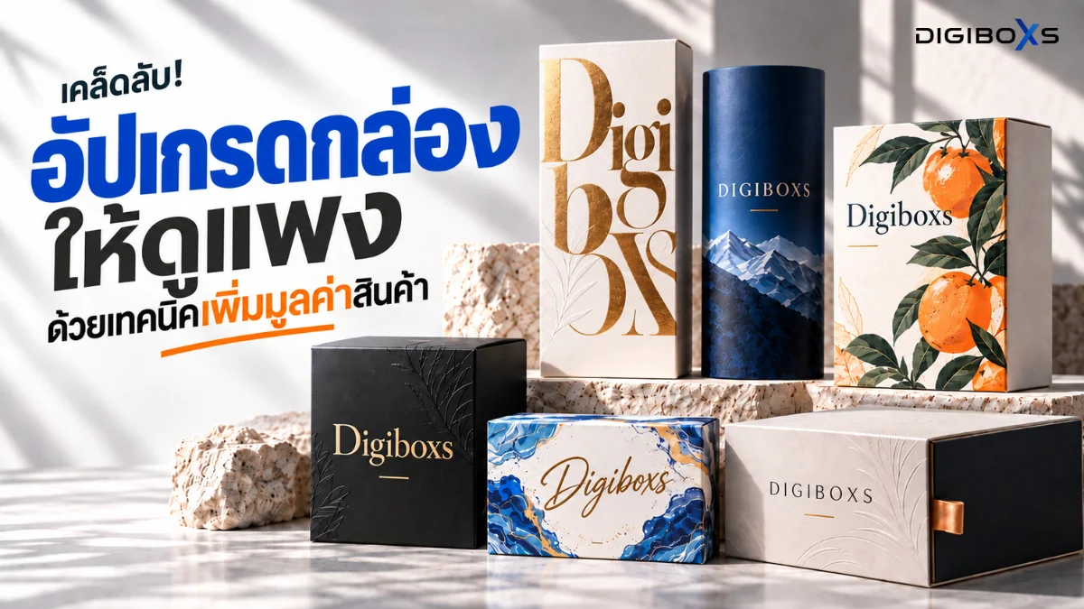 เคล็ดลับ! อัปเกรดกล่องให้ดูแพงด้วยเทคนิคเพิ่มมูลค่าสินค้า